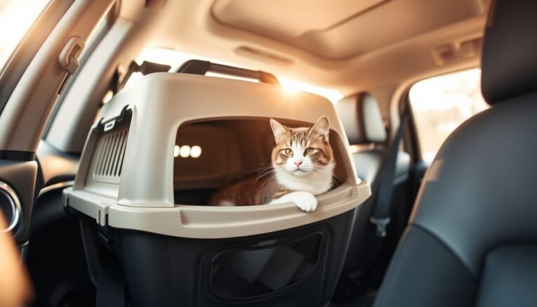 can cat carriers go in the front seat