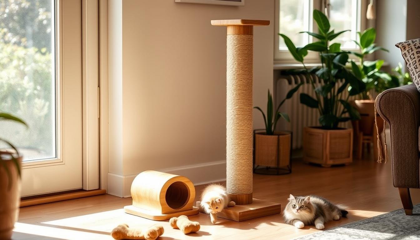 cat scratching post