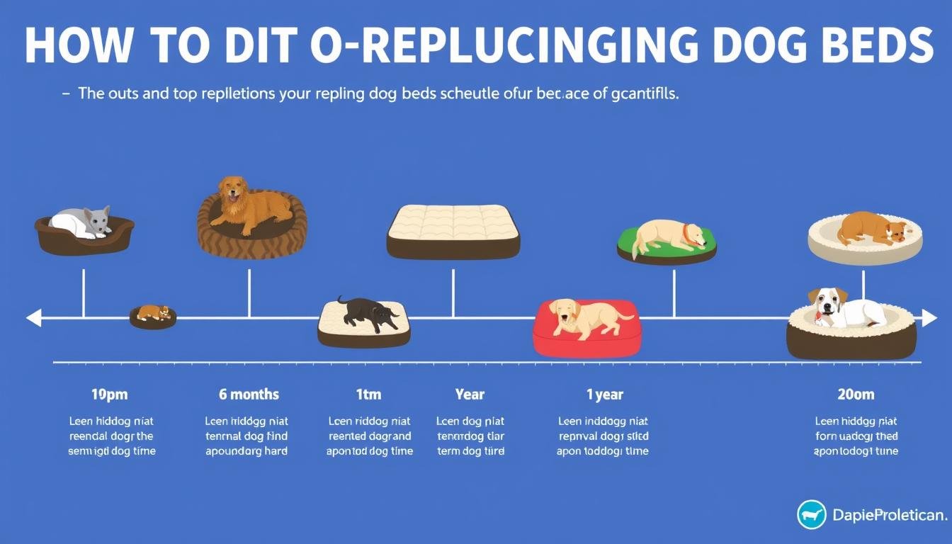 dog bed replacement schedule