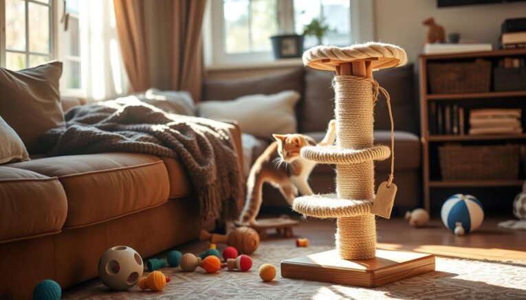 how to make a cat scratching post