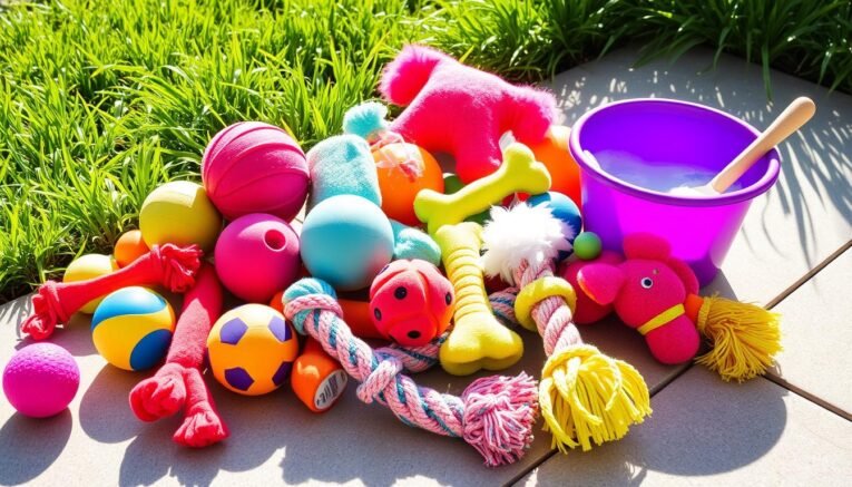 how to wash dog toys