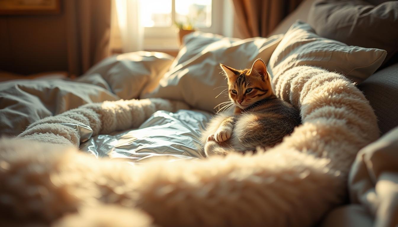 mylar technology in cat beds